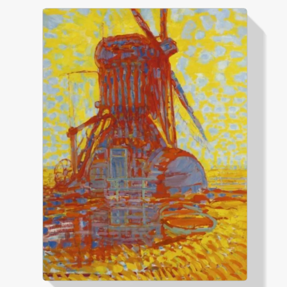 Pintura Diamante - Molino a la luz del sol