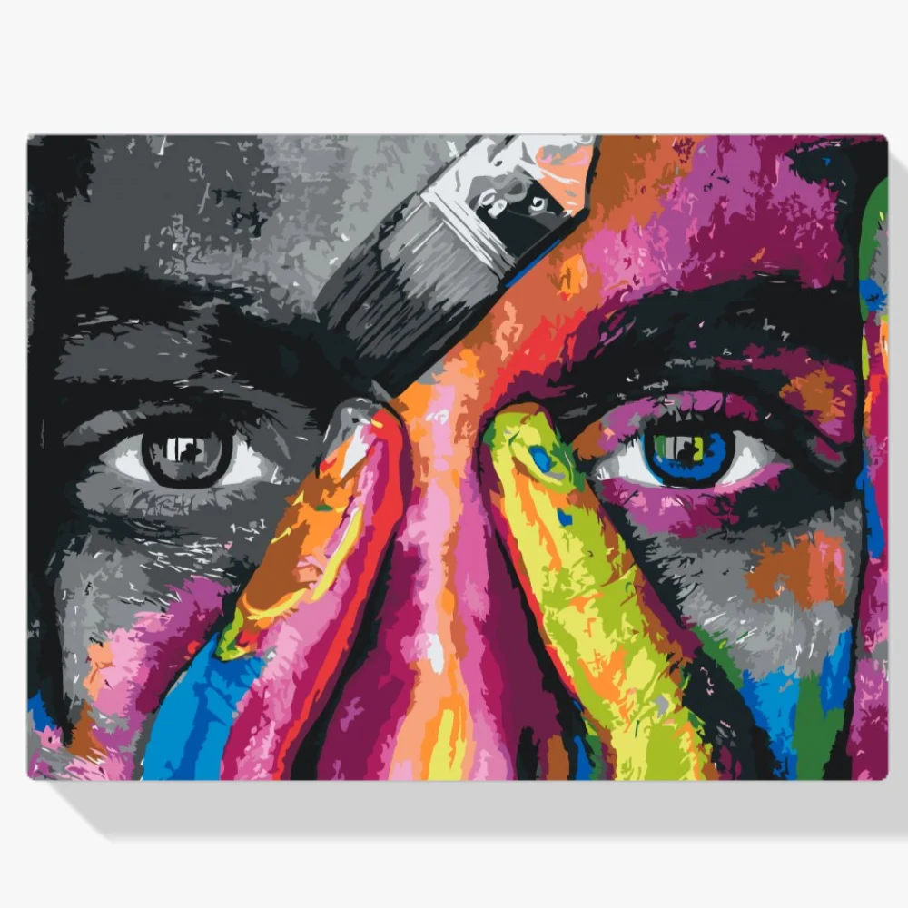 Pintura Diamante - Mujer con dos caras