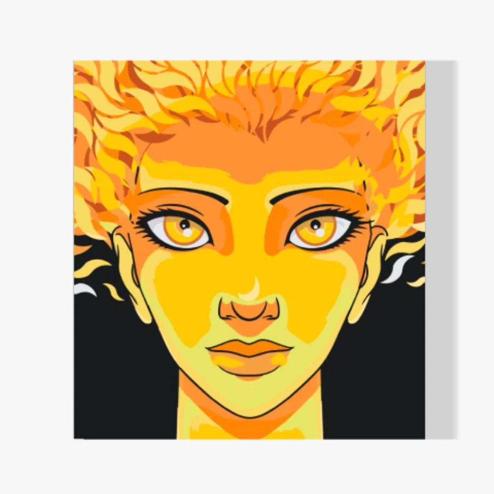 Pintura Diamante - Mujer de fuego