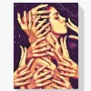 Pintura Diamante - Mujer en sus palmas