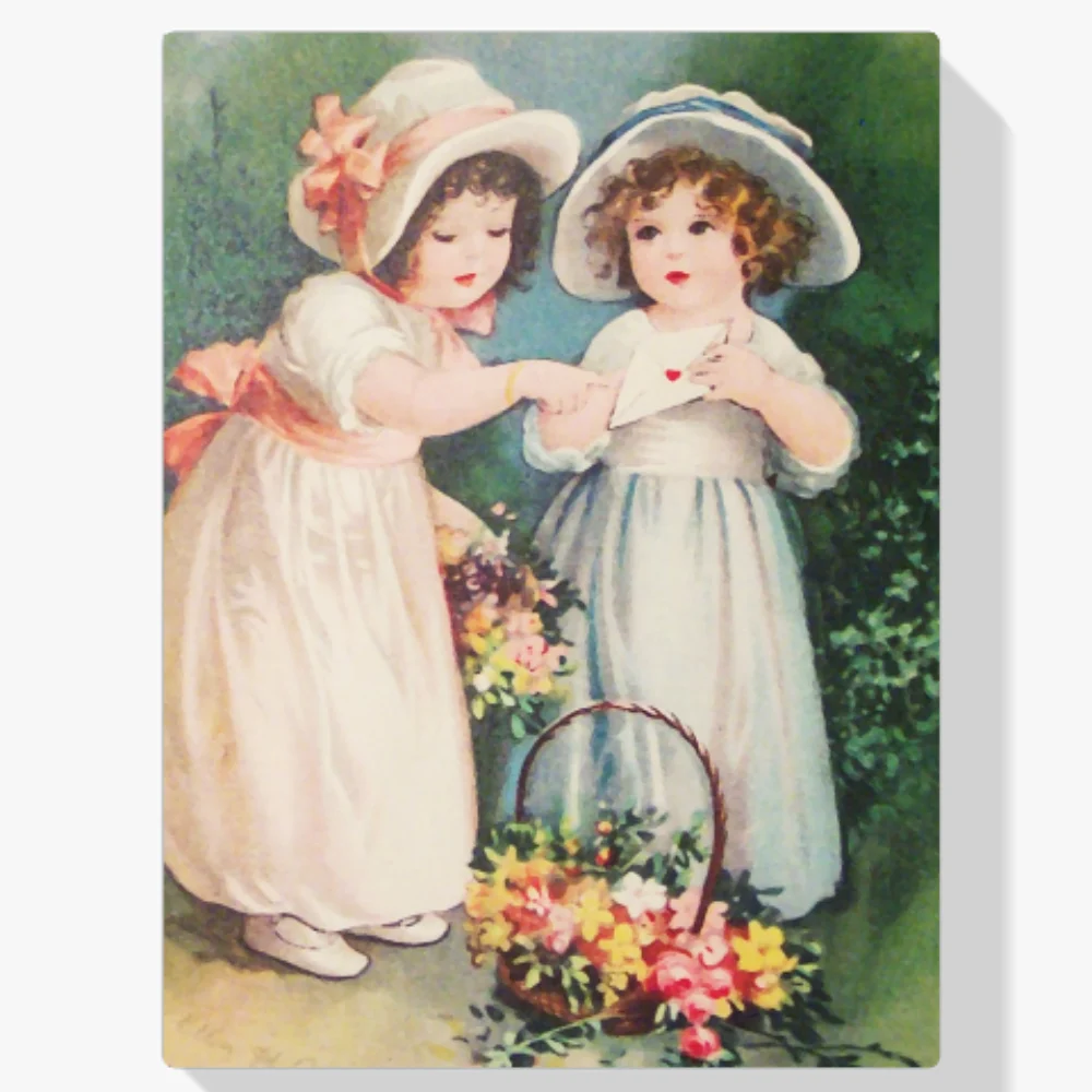 Pintura Diamante - Niñas de las flores