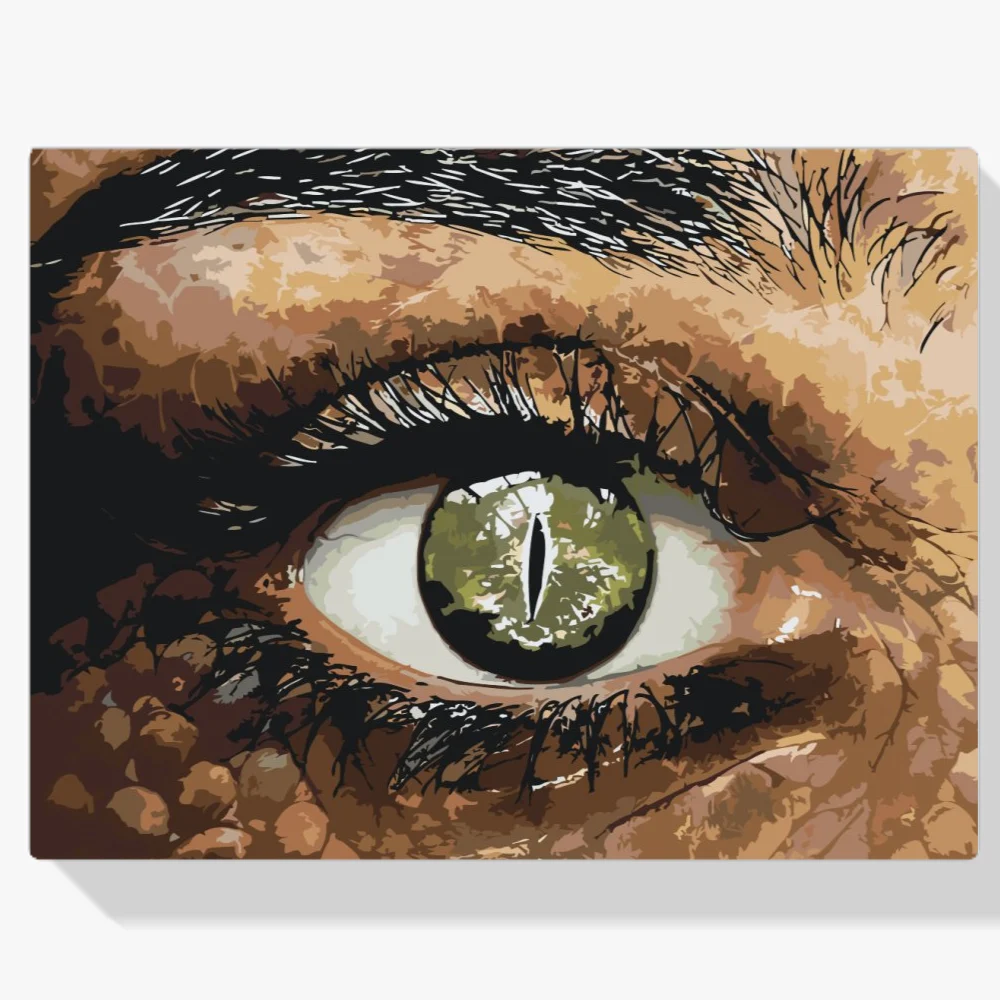 Pintura Diamante - Ojo de cocodrilo