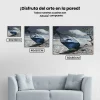 Pintura Diamante - Orca en una botella