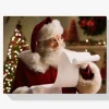 Pintura Diamante - Papá Noel con el libro grande