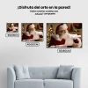 Pintura Diamante - Papá Noel con el libro grande