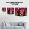 Pintura Diamante - Pareja sobre raíles