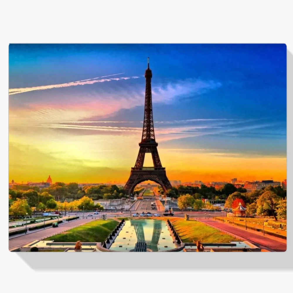 Pintura Diamante - París de noche