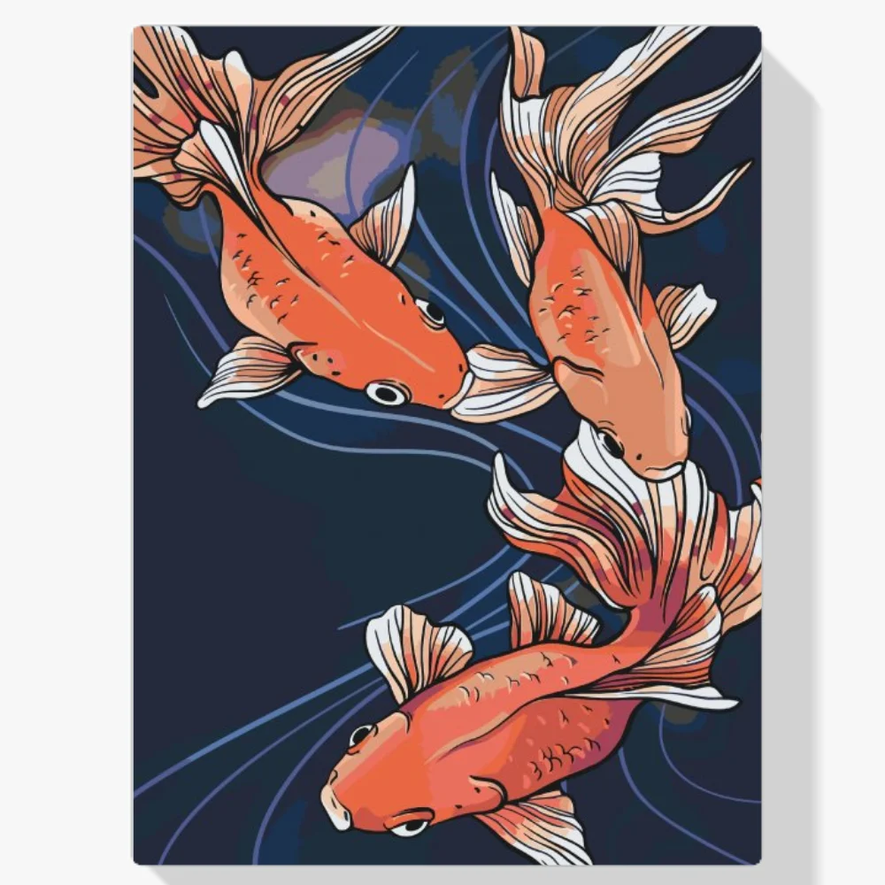 Pintura Diamante - Peces de colores