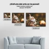 Pintura Diamante - Pequeño Papá Noel con bola de Navidad