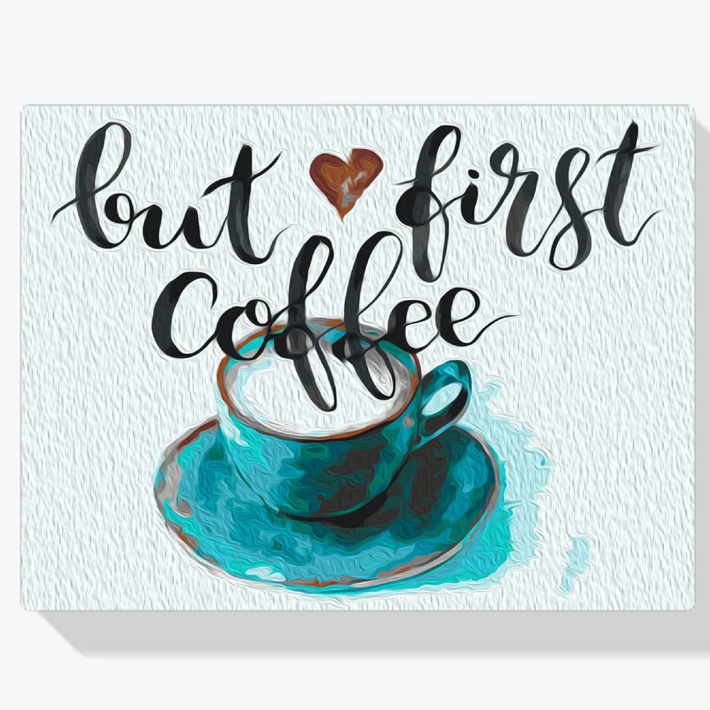 Pintura Diamante - Pero primero café