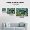 Pintura Diamante - Pez ángel emperador
