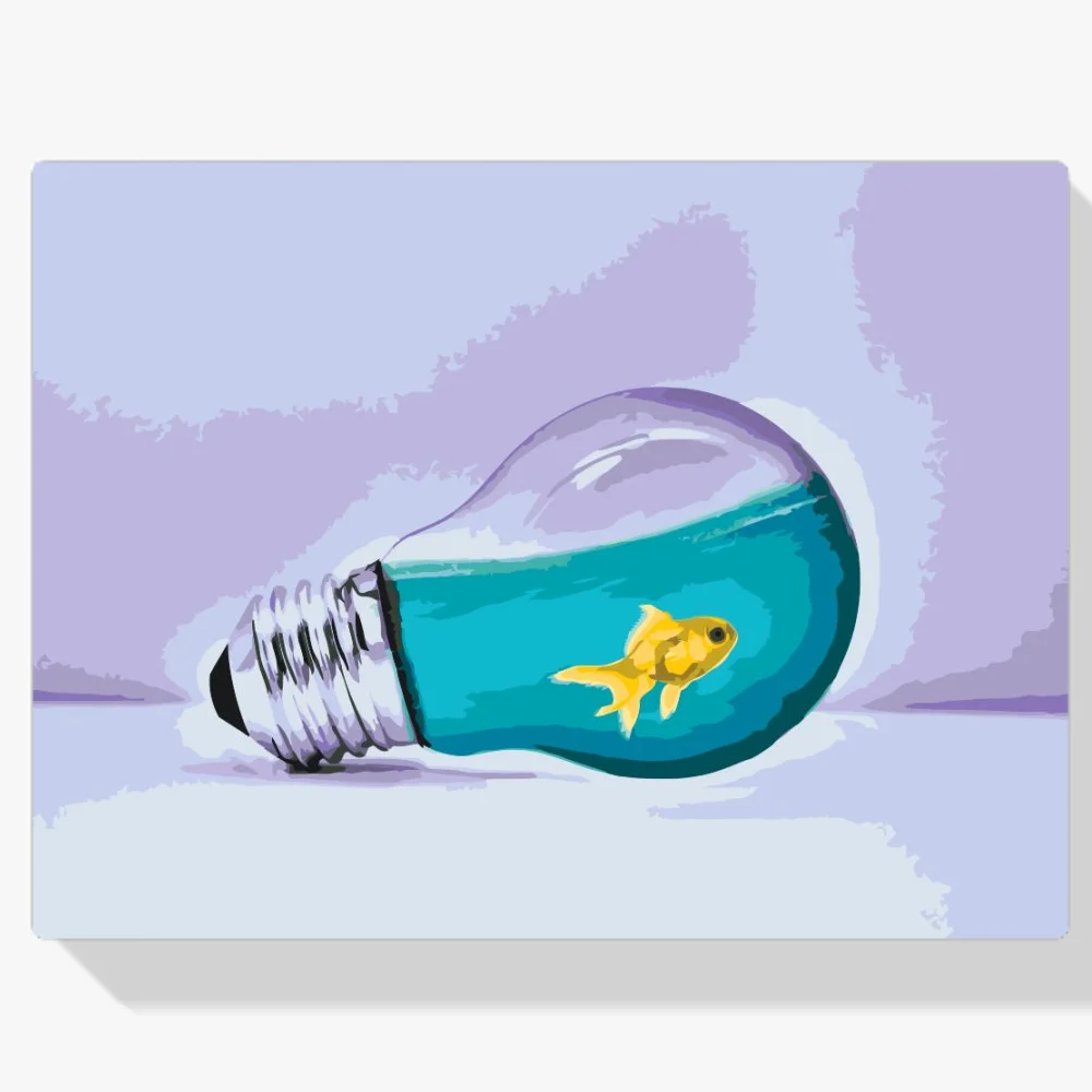 Pintura Diamante - Pez de colores