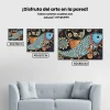 Pintura Diamante - Pez mosaico