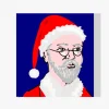 Pintura Diamante - Pintura retrato de Papá Noel
