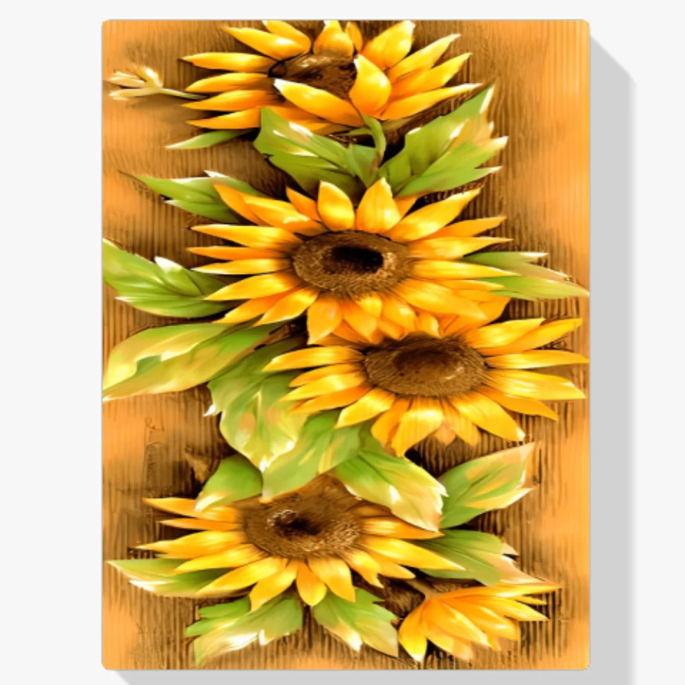 Pintura Diamante - Plato de flores