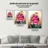 Pintura Diamante - Plato de flores