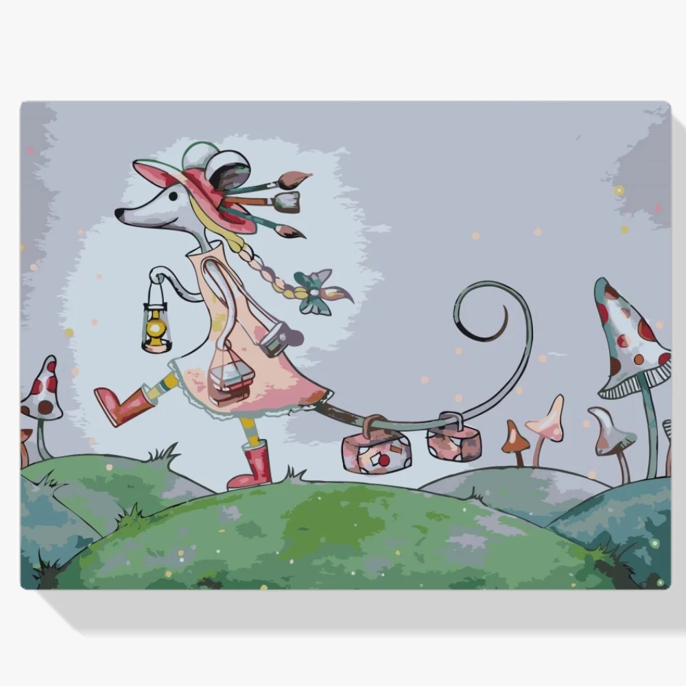 Pintura Diamante - Ratón de un cuento de hadas