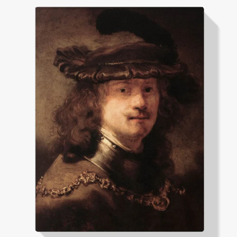 Pintura Diamante - Retrato de Rembrandt van Rijn