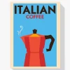 Pintura Diamante - Retro - Café Italia