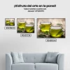 Pintura Diamante - Retro - Té verde
