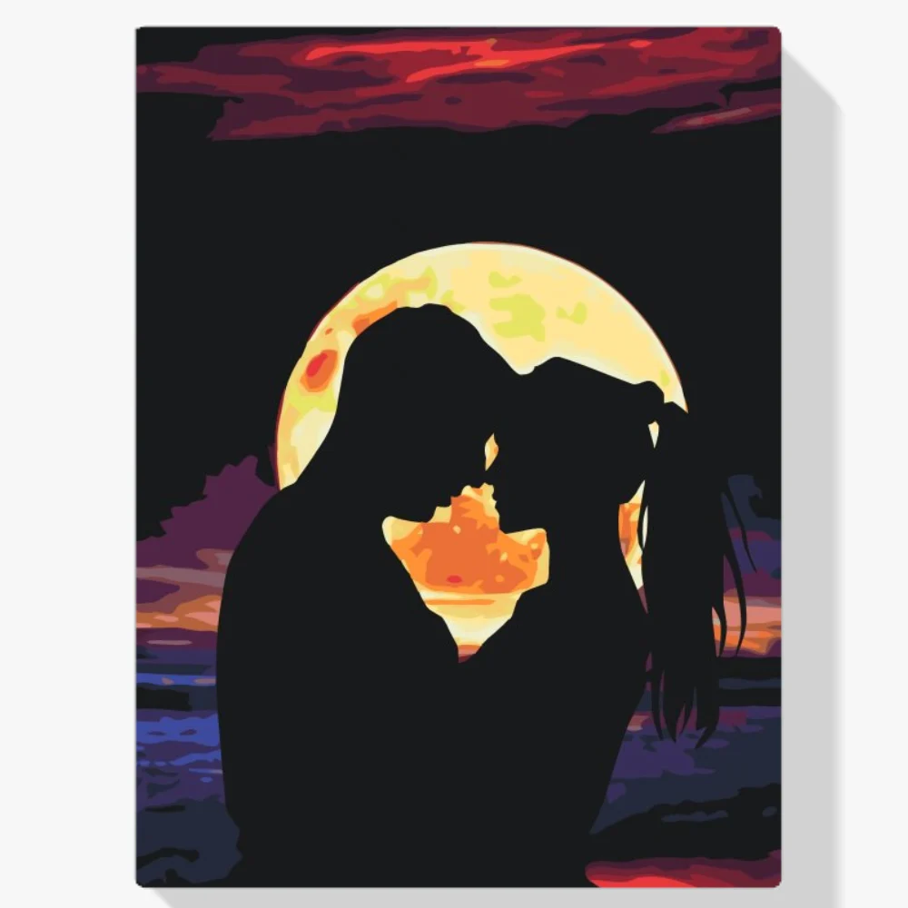 Pintura Diamante - Romance al atardecer