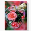 Pintura Diamante - Rosa en la manzana