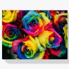 Pintura Diamante - Rosas Arcoiris
