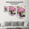 Pintura Diamante - Rosas rosadas en florero