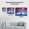 Pintura Diamante - Serenata de delfines