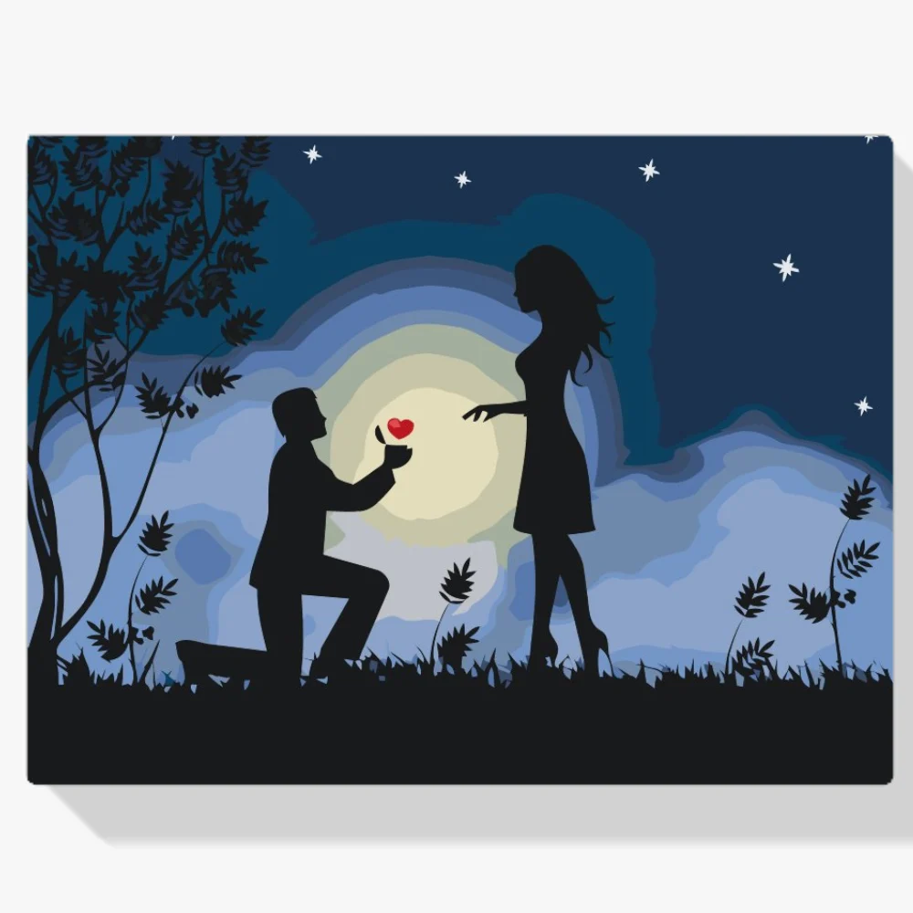 Pintura Diamante - Solicitud de mano