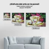 Pintura Diamante - Taza de cerámica pintada