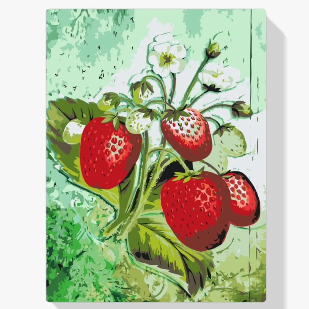 Pintura Diamante - Temporada de fresas