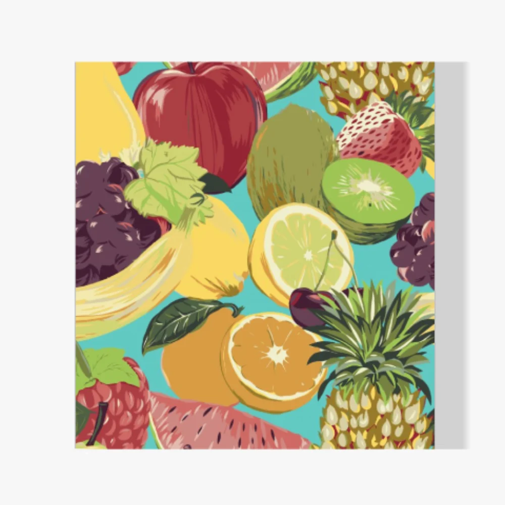 Pintura Diamante - Todo tipo de frutas