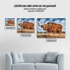 Pintura Diamante - Toro en el pasto