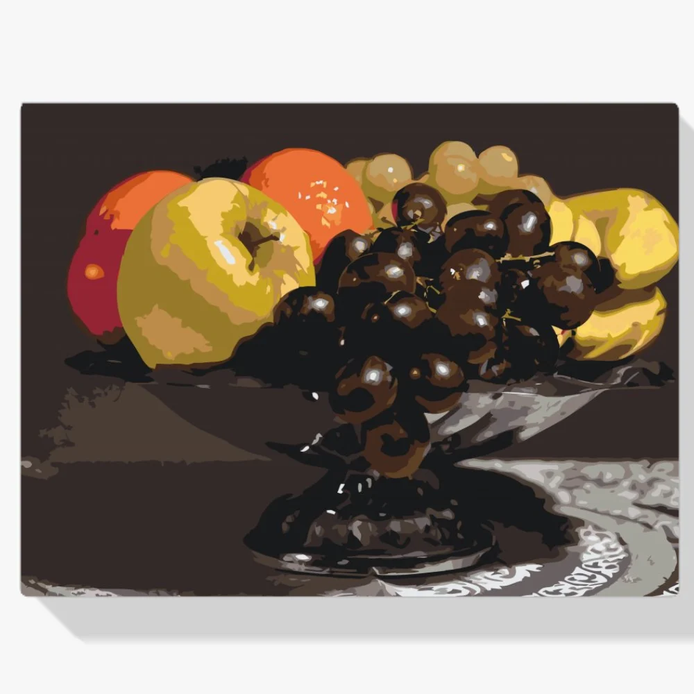 Pintura Diamante - Un cuenco lleno de fruta