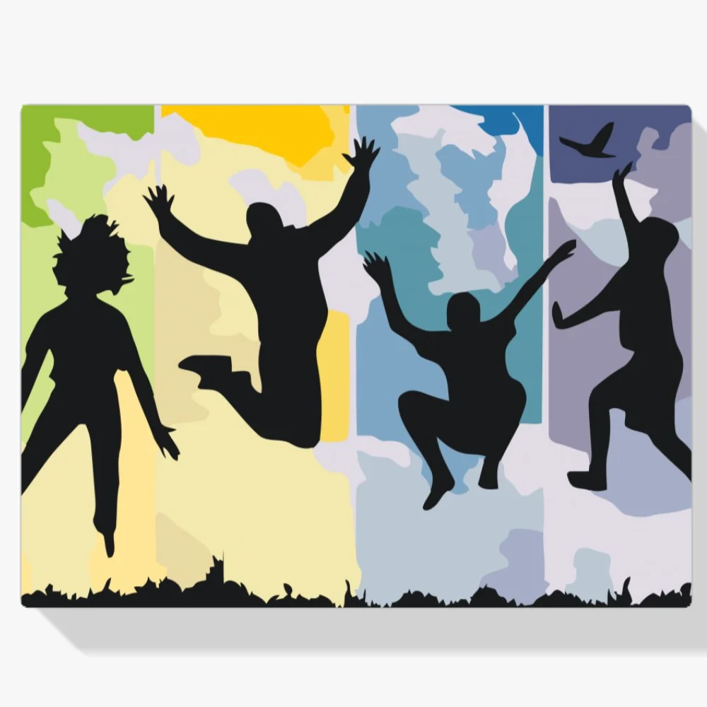 Pintura Diamante - Un salto alegre