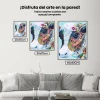 Pintura Diamante - Vaca flor