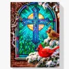 Pintura Diamante - Vidrieras navideñas