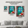 Pintura Diamante - Vidrieras navideñas