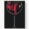 Pintura Diamante - Vino tinto