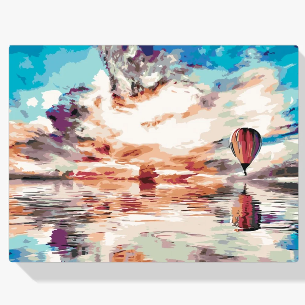 Pintura Diamante - Vuelo en globo