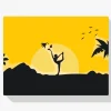Pintura Diamante - Yoga al amanecer
