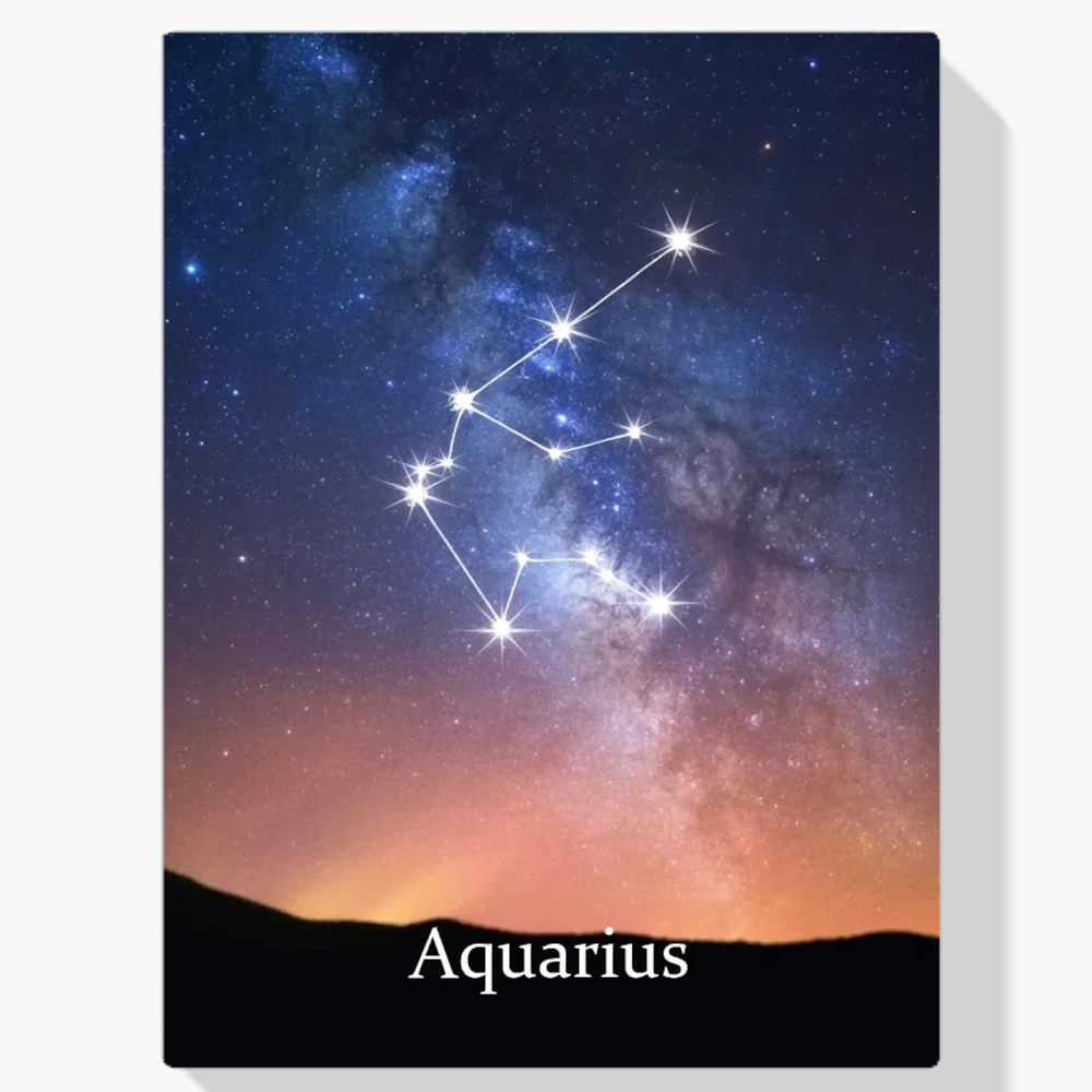 Pintura Diamante - Constelación - Acuario