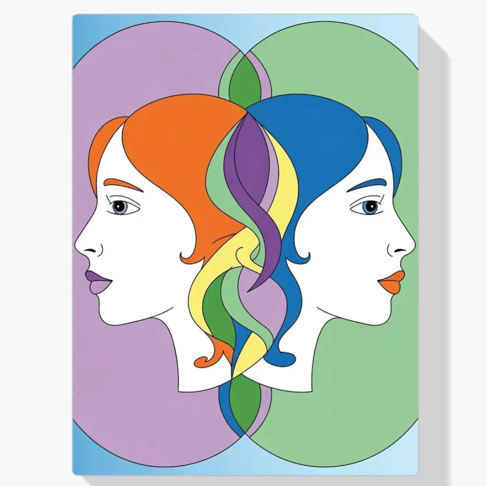 Pintura Diamante - Constelación - Géminis