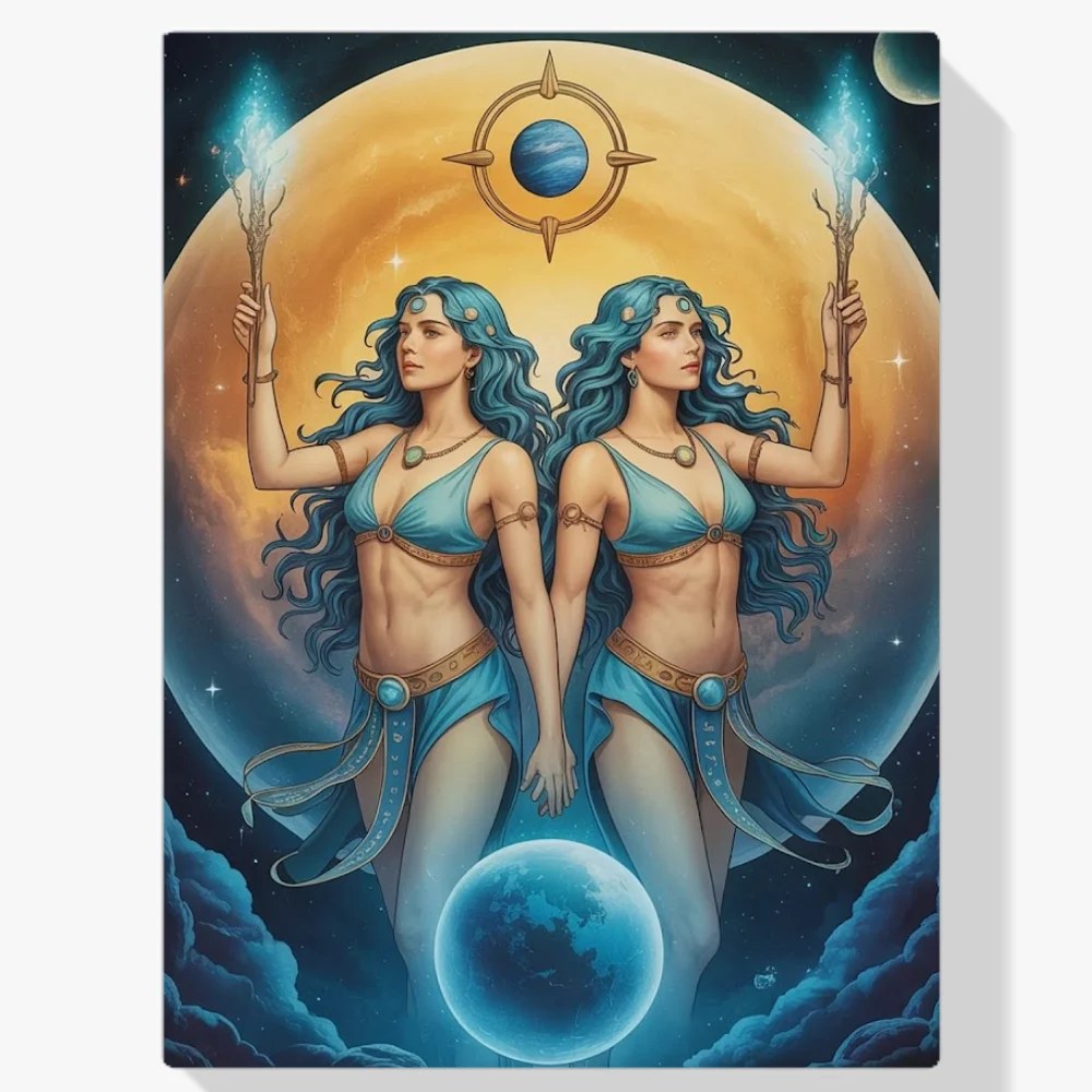 Pintura Diamante - Constelación - Géminis