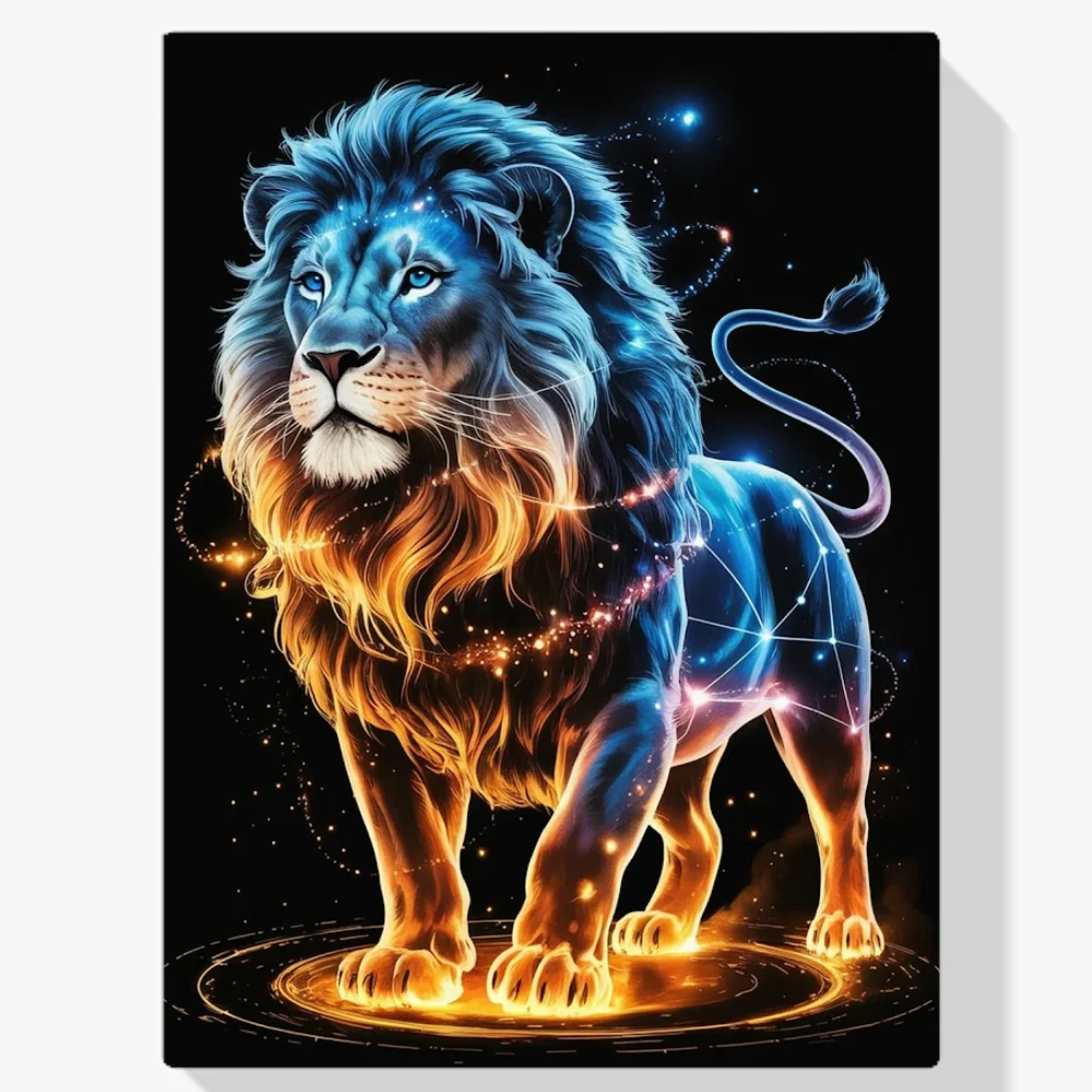 Pintura Diamante - Constelación - León