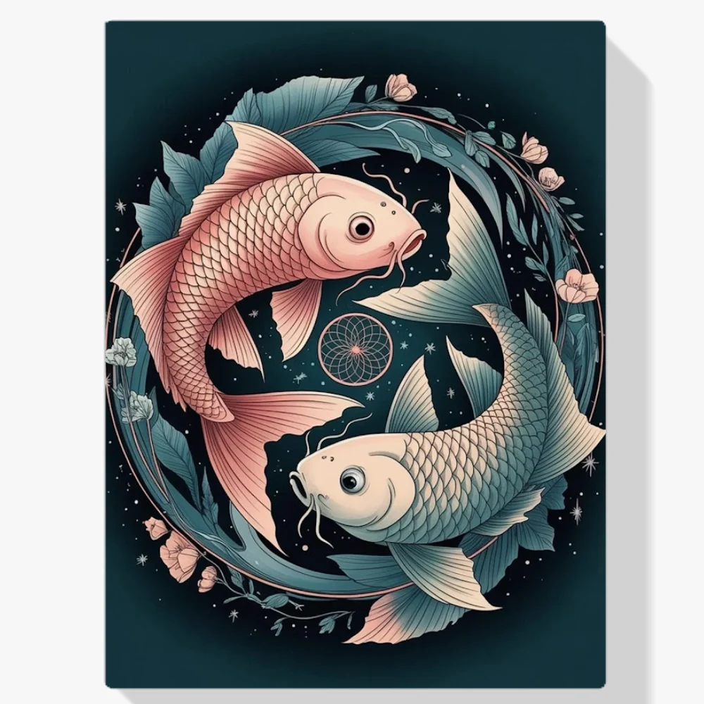 Pintura Diamante - Constelación - Piscis