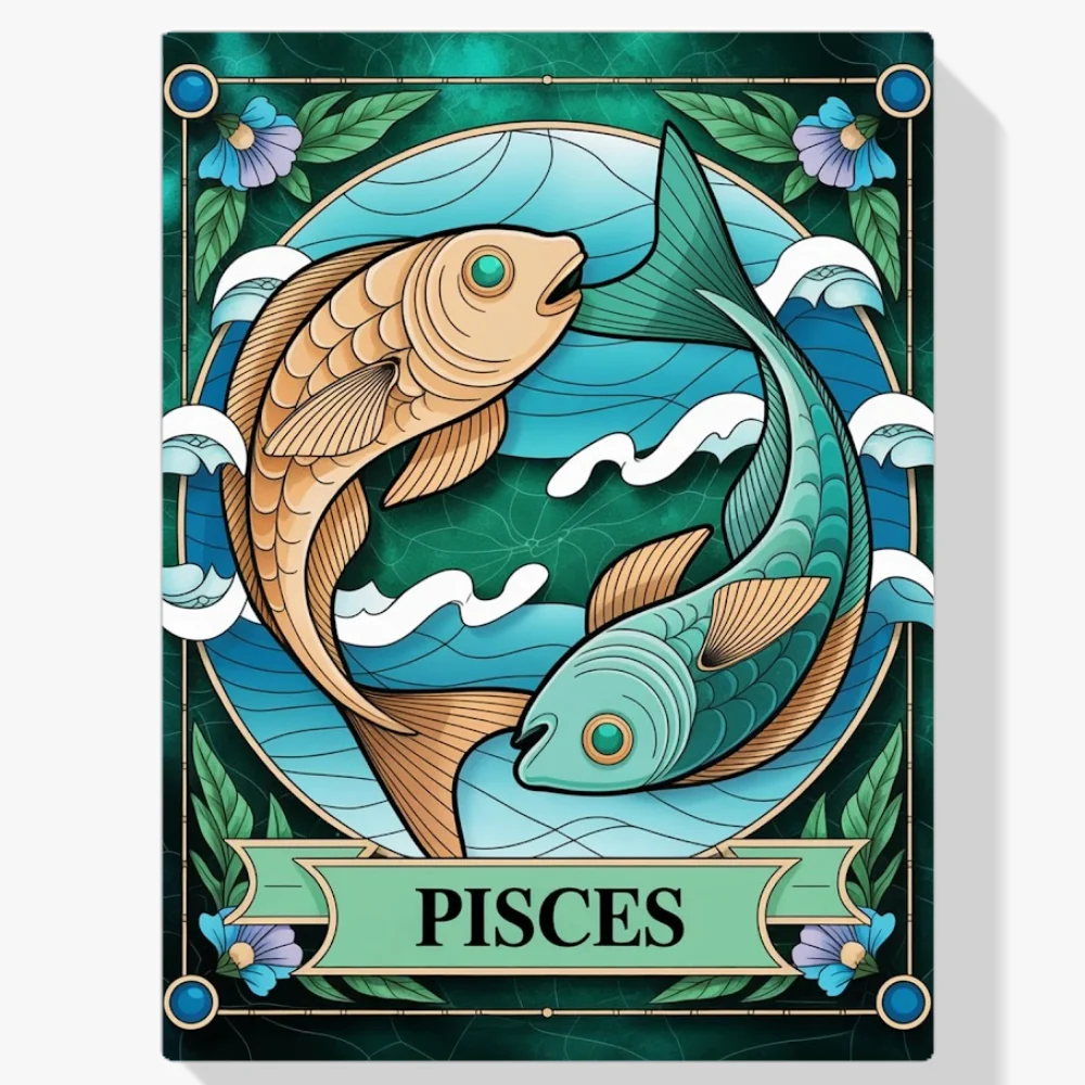 Pintura Diamante - Constelación - Piscis