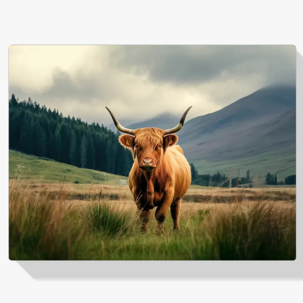 Pintura Diamante - Montañés escocés