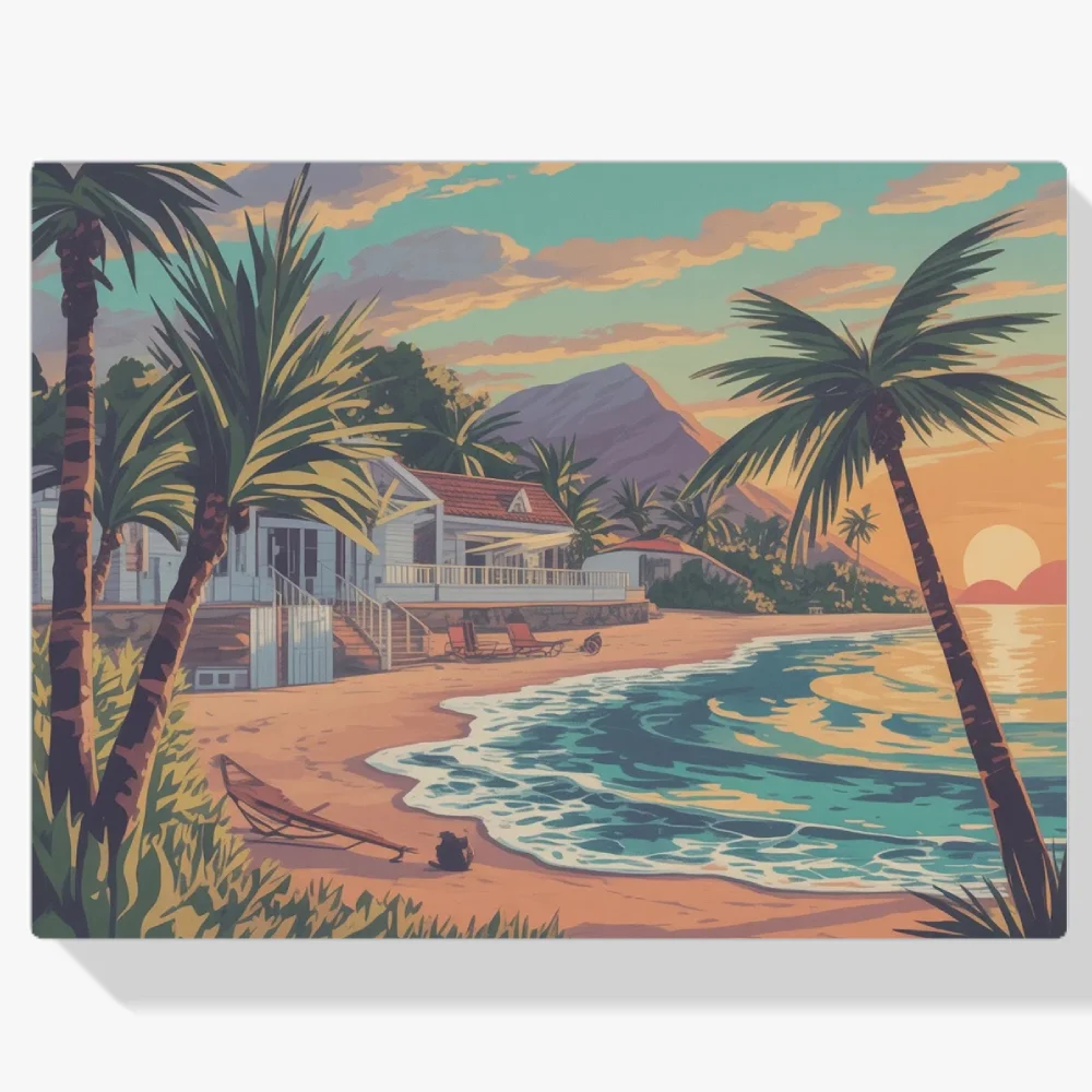 Pintura Diamante - Brisa de playa